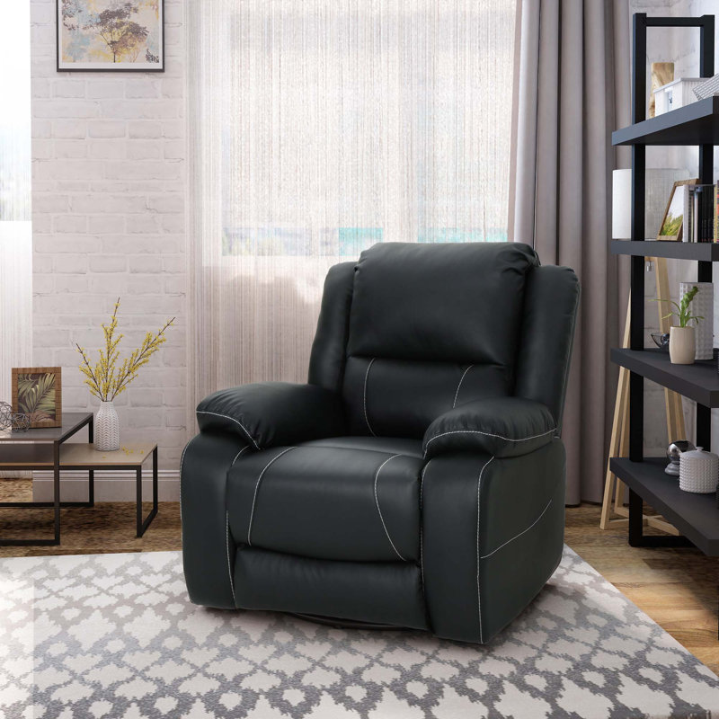 Fauteuil inclinable manuel pivotant de 39 po de largeur