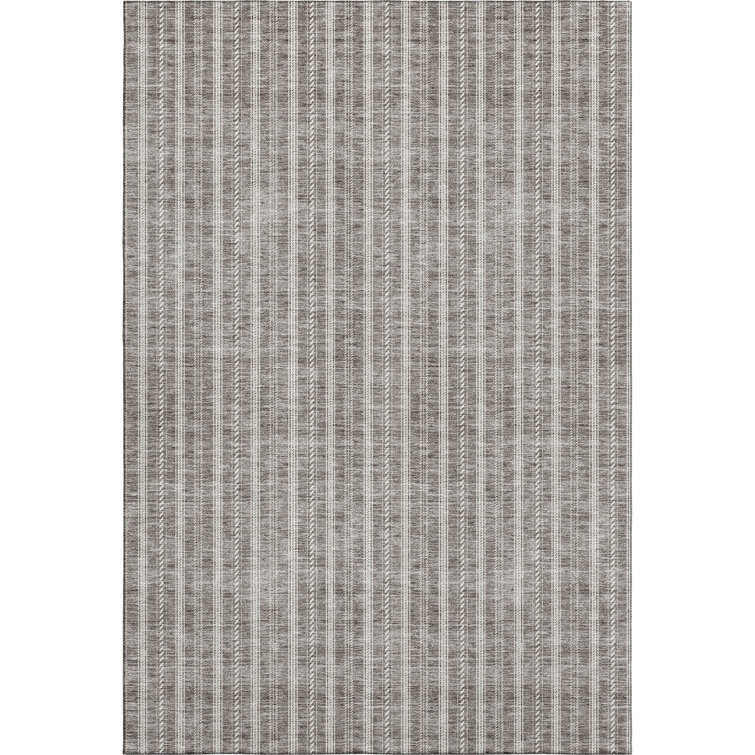 Premium Machine Washable Prisco Taupe Rug