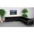 Hercules Imagination Series 7 Piece LeatherSoft Modular Sectional Configuration - Stainless Steel Legs