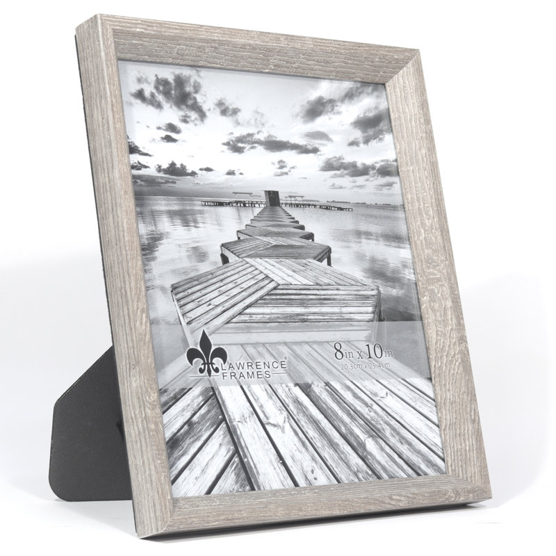 Diane Beveled Picture Frame, Gray, 8" x 10"