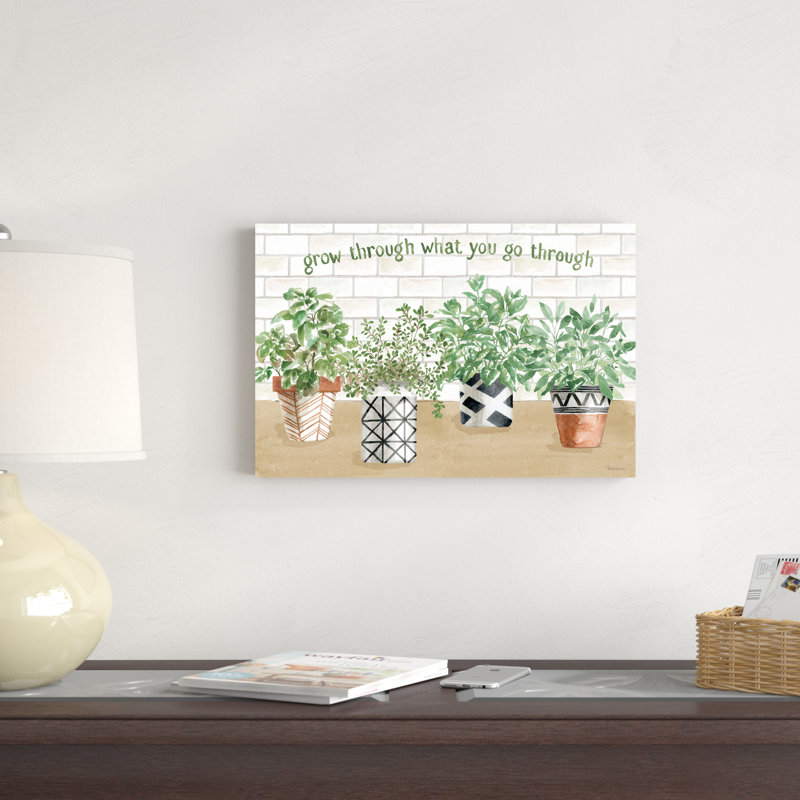Herb Garden I, H 18 po x l 12 po x P 1,25 po