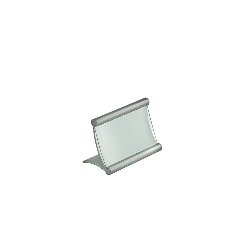 3.5"W x 2.25"H Curved Metal Frame