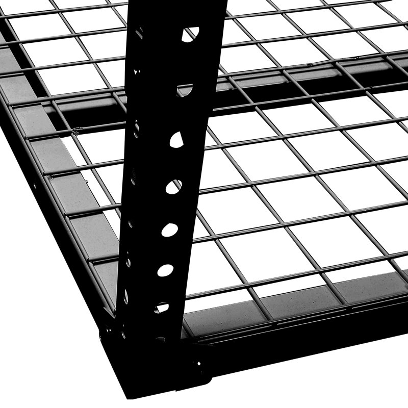 Support de rangement réglable pour garage noir robuste de 2 pi x 8 pi, 450 lb, hauteur de chute de 22 po à 40 po, surface en métal de 52 po Pi., Optimiser la capacité