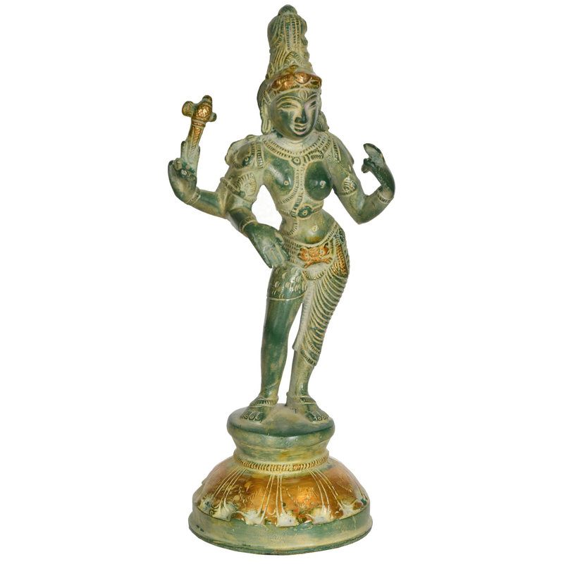 Statue Ardhanarishvara, Noir