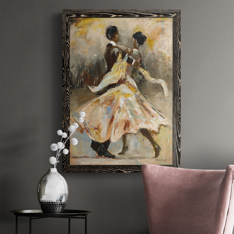 «Night Out», reproduction sur toile, H 37,5 po x l 27,5 po x P 1 po, Noir