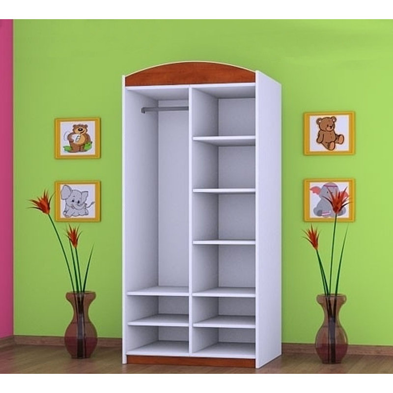 Gauthier 2 Door Wardrobe, Red