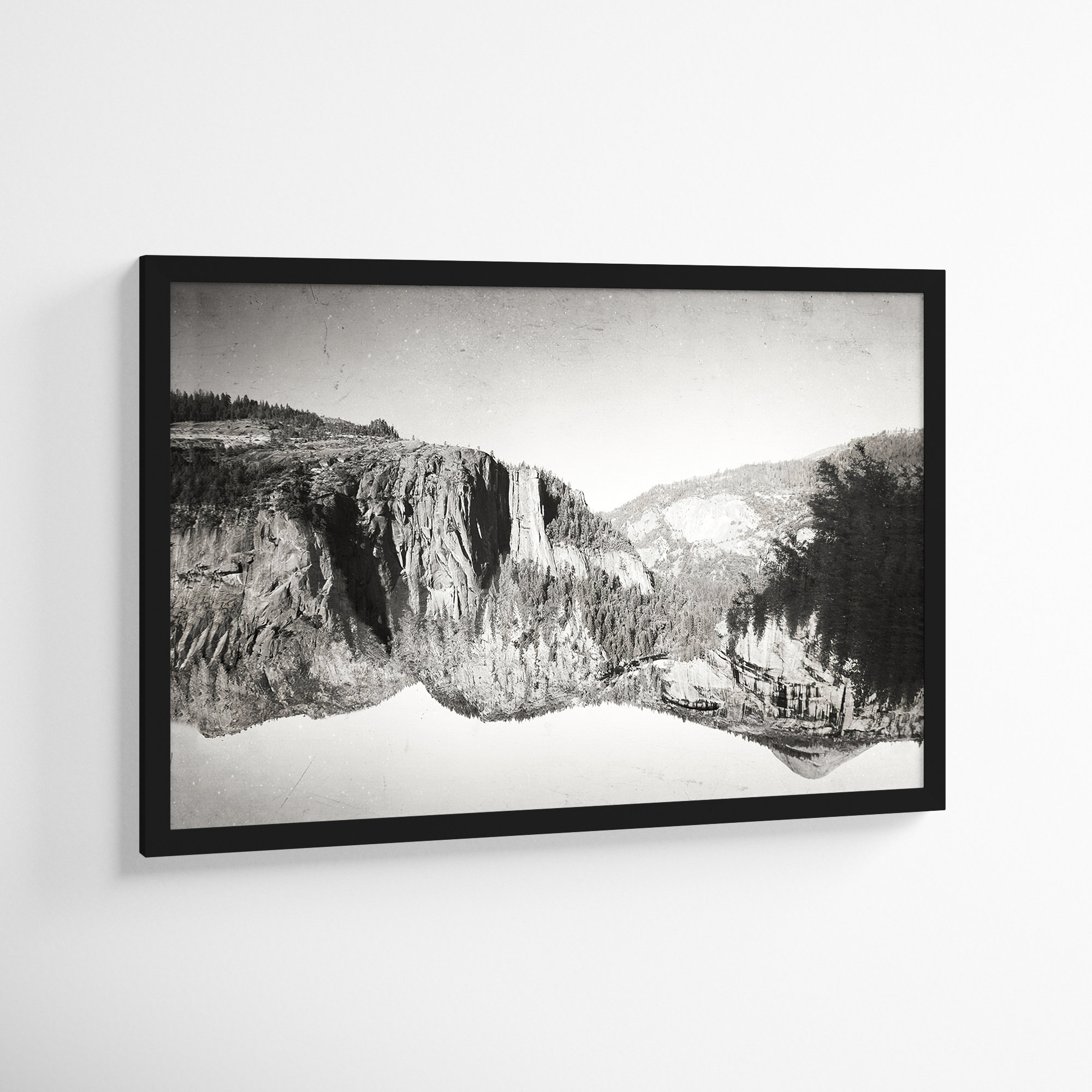 Negative Reality Inversion by F2images, Black, 18" H x 27" W