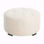 Upholstered Round Ottoman-664613113