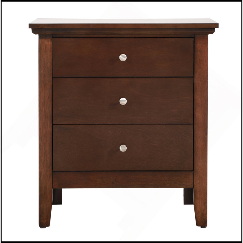 Drawer Nightstand, Cappuccino