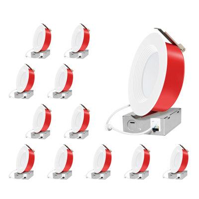Plafonnier encastré sans feu 12pk 6inch