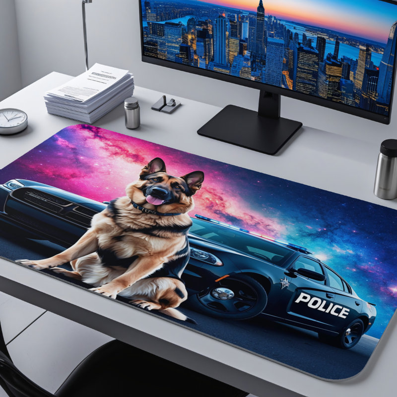 Polyester Desk Pad, 23.6x13.8