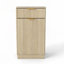 Armoire à poubelle inclinable avec tiroir et poignées en métal-116238419