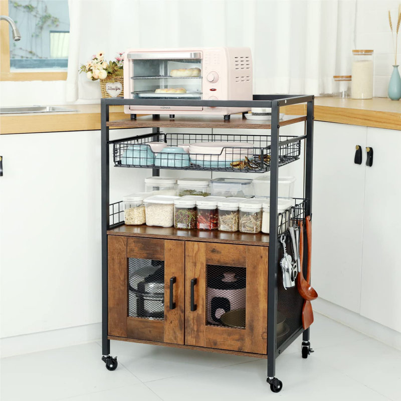 23.7 " W Kitchen Cart