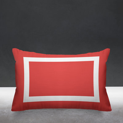 Luella Geometric Outdoor Reversible Throw Pillow