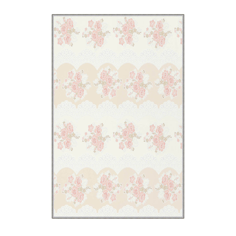 Luxurious 3D Printed Area Carpet, 5.9 x 9.2 Feet | 1% Polyester, .3 in Pile Height, 65 g/m² | Antibacterial & Non-Slip Underside, Machine Washable for Easy Care | Perfect for Living Room, Bedroom, or Office Décor