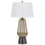 Lampe de table en métal Bartolom