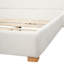 Lit plateforme tapissier Jenson