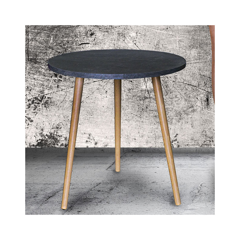 Beton Four Leg Coffee Table, Graphite