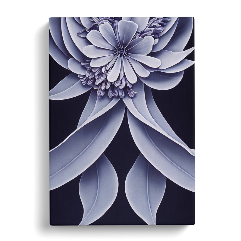 The Dignified Flower - Wrapped Canvas Print, 50cm H x 35cm W x 3cm D