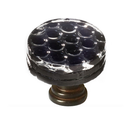 Texture Glass Mushroom Knob