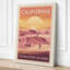 California Ocean State of Mind Retro - Wrapped Canvas-949079815-949079812
