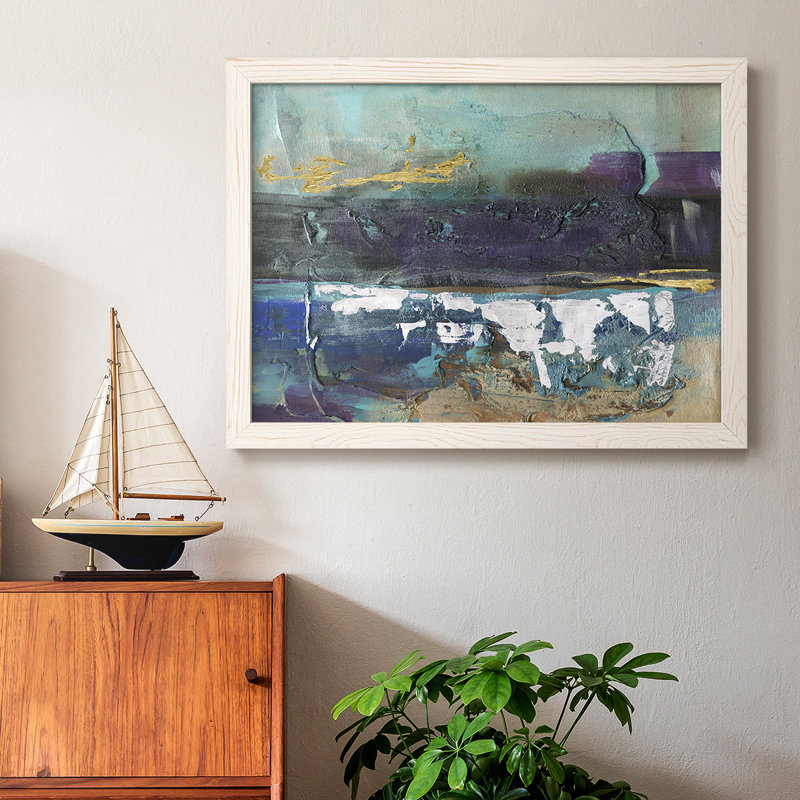 Mysteri I, reproduction d'art sur toile, Blanc, H 14 po x l 20 po x P 1,5 po