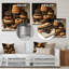 Brown Sweet Temptations Desserts - Desserts, art mural en métal-183140340