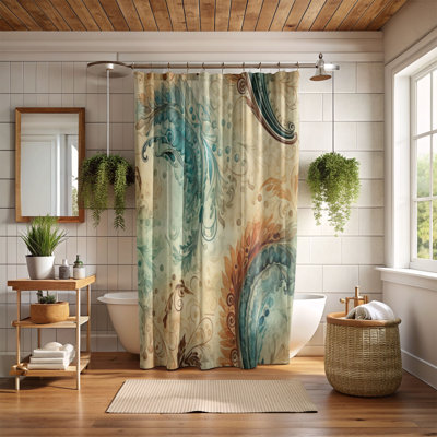Rideau de douche Antique Paisley
