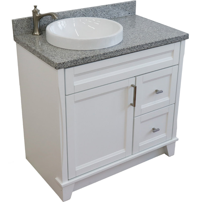 Ensemble de meuble-lavabo simple 37 po Makson, Gris