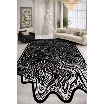 Tapis noir Mosso