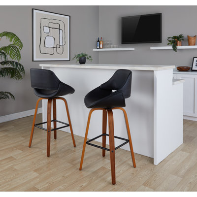 Tabouret de bar et de comptoir à hauteur fixe Laurenzio