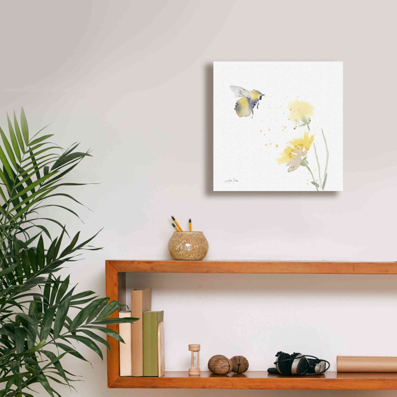 «Sunflower Meadow IV» par Katrina Pete, estampe numérique sur toile, H 12 po x l 12 po x P 0,75 po