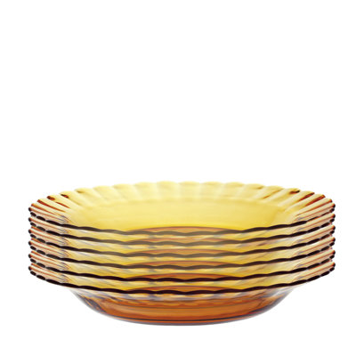 Assiette Duralex Lys ambre foncé