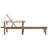 78.7" Long Acacia Single chaise with Cushions-495059965