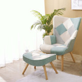 Fauteuil d'appoint avec repose-pieds