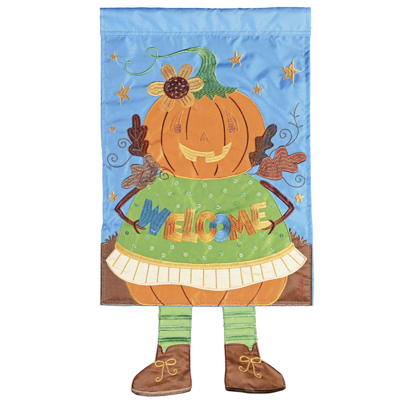 Crazy Leg Fall Pumpkin Welcome