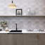 Dakota Hexagon 7.87 in. x 9.45 in. Matte Porcelain  Floor and Wall Tile-79122833