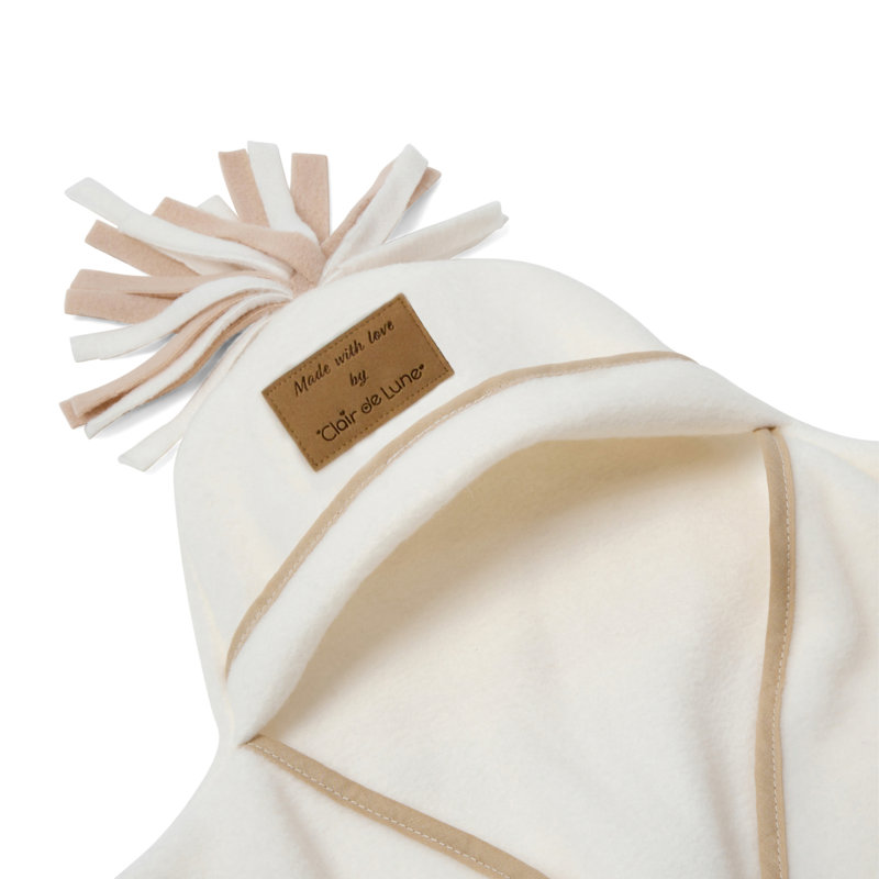 100% Polyester Stroller Blanket, Cream