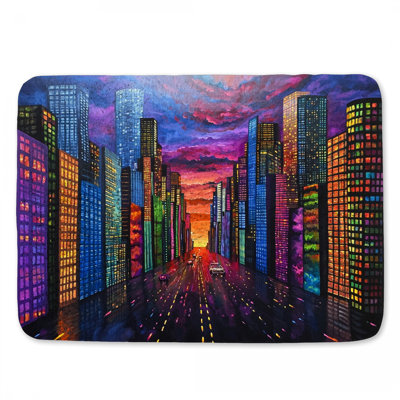 Tapis de bain Cityscape Urban