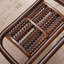 Chaise berçante en rotin naturel naturel