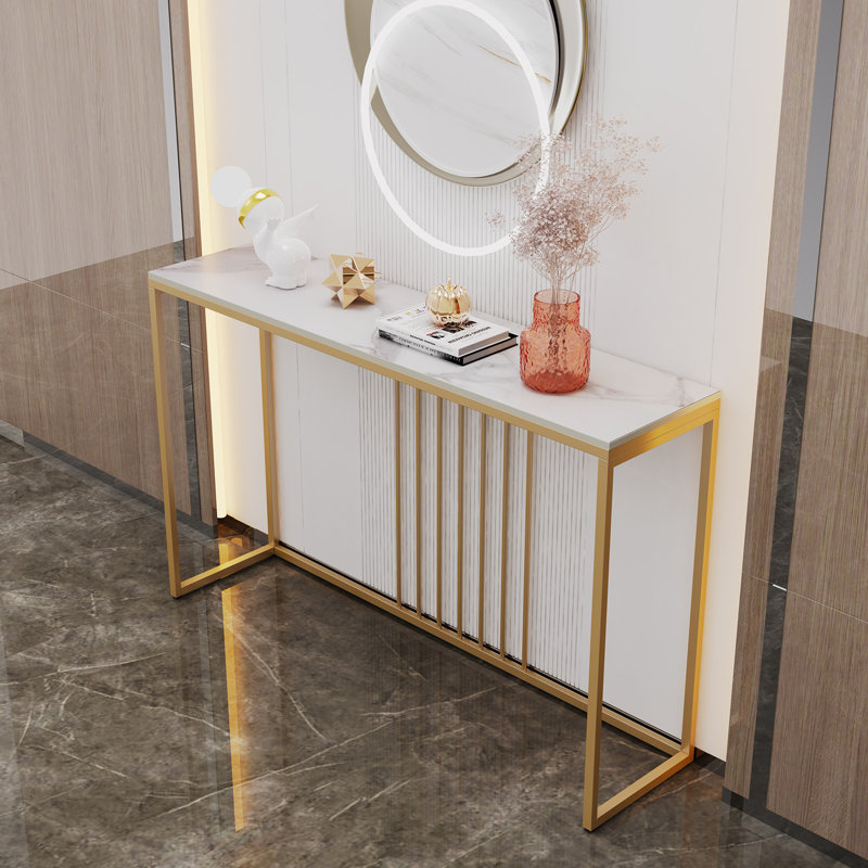 Hudsen 47.2'' Stone Top Console Table