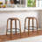 Eves Counter Stool with Solid Wood Frame-310367991