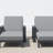 Adjustable Backrest Outdoor Lounge Chair Outdoor Chaise Lounge Set with Table , Cushion Included