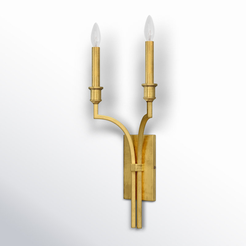 Kristofer Steel Candle Wall Light