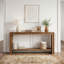 Console en bois massif de 63 pouces