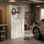 Armoire de rangement de 47,2 po avec crochet de suspension, 3 tiroirs et grande armoire à double porte, organisateur de garage pour station de charge, outils et fournitures