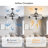 Kassee 19.68'' Black Crystal Chandelier Ceiling Fan with Light Kit and Remote