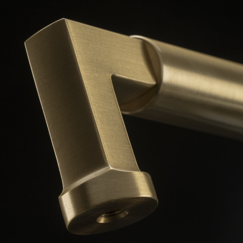Parkview Collection Appliance Pull - Cabinet Pull - Transitional Hardware for Drawers & Cabinets, Satin Brass, 18"