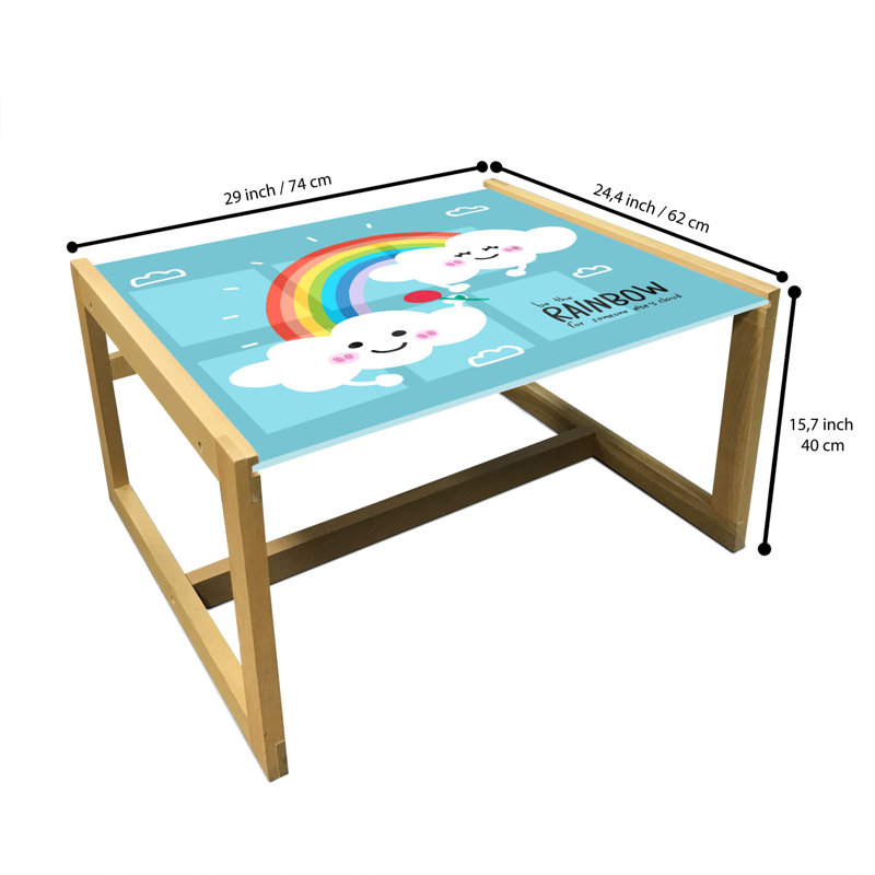 Jaimere Sled Coffee Table, 40cm H x 74cm W x 62cm D