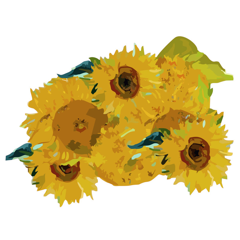 Plants & Flowers Wall Decal, 28" H x 19" W